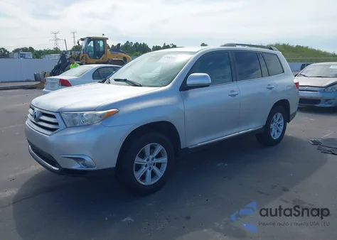 2012 Toyota Highlander Base V6 from USA, damaged, VIN 5TDZK3EH1CS056614